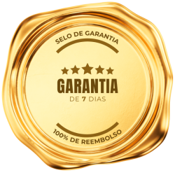 Etiqueta selo de garantia moderno em dourado